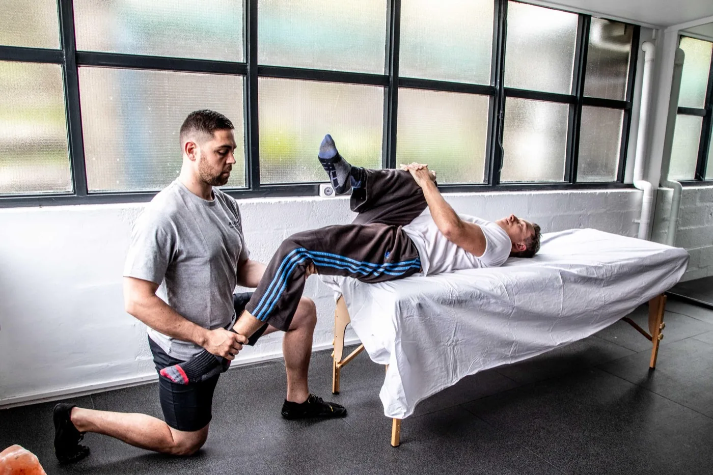 Strength and conditioning session at Raw Ener-Chi